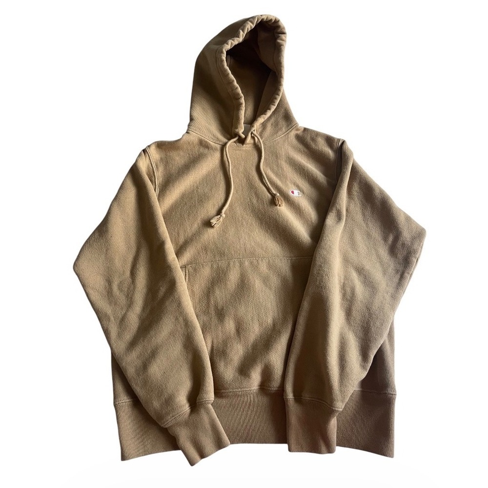 Vintage Champion Reverse Weave Brown Pullover Hoodie Size Small Comfy
